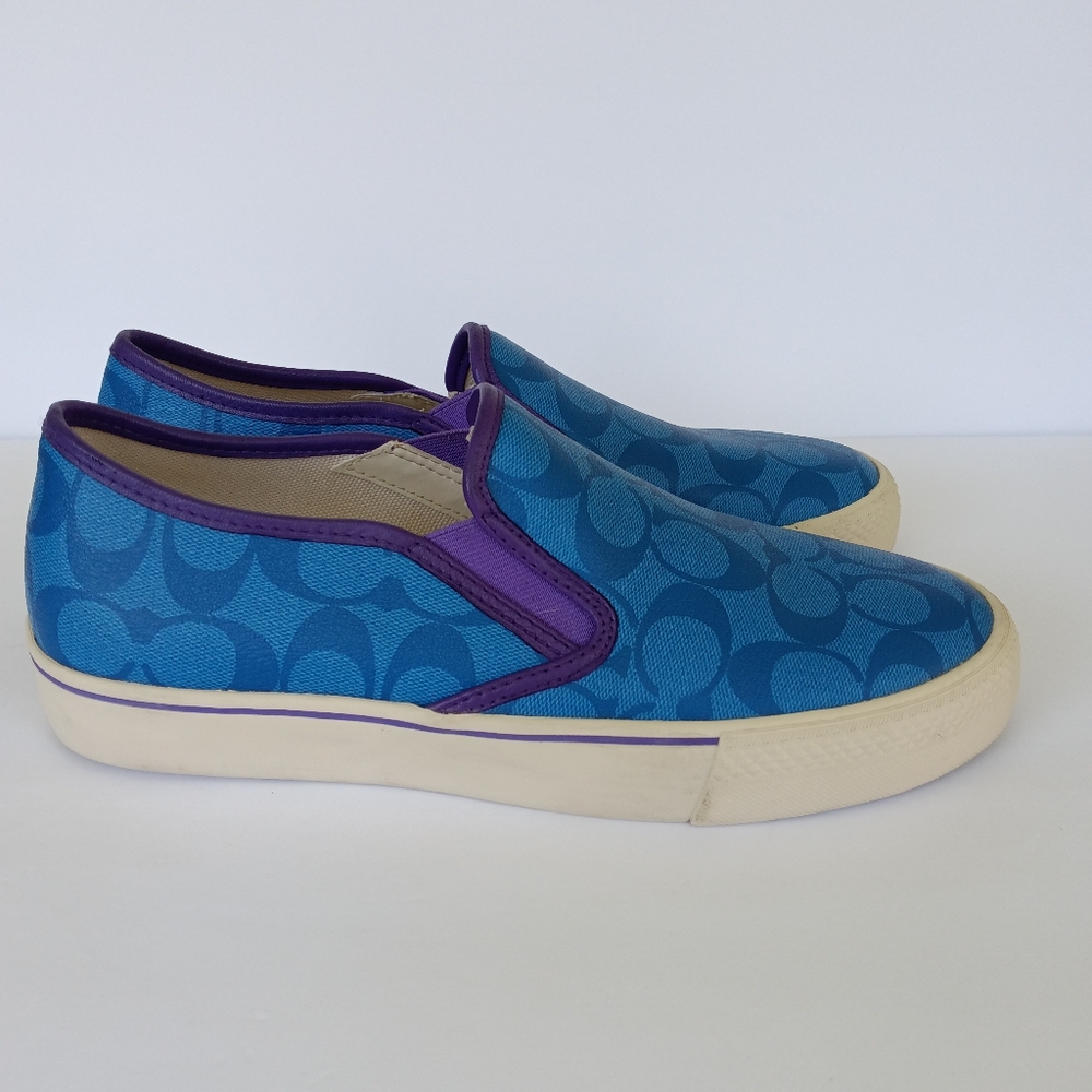 Coach Mens Slip On Skate Sneaker Loafer 9D - Picture 5 of 12